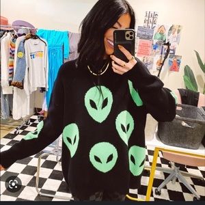 Dressed in LaLa alien sweater